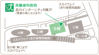 斉藤歯科医院　MAP